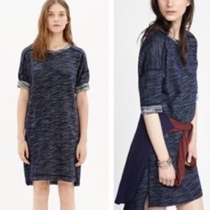 Madewell Textured Sweatshirt Dress